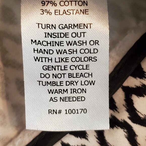 💎389 Donna Ricco New York Printed Skirt - Picture 3 of 4